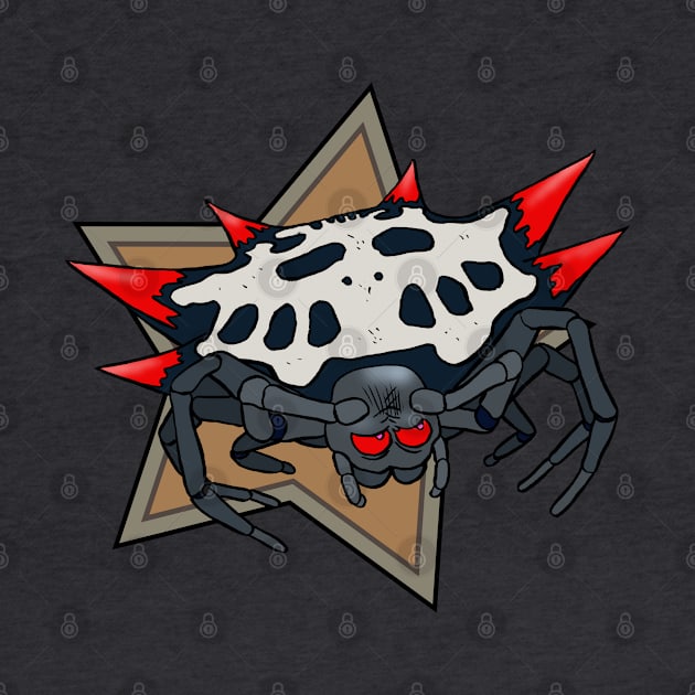 Spiny-Backed Orb-Weaver by Cyborg One